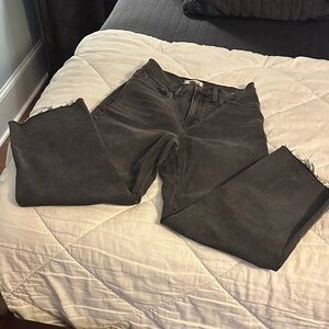 Madewell Women’s Denim Pants in Dark Gray